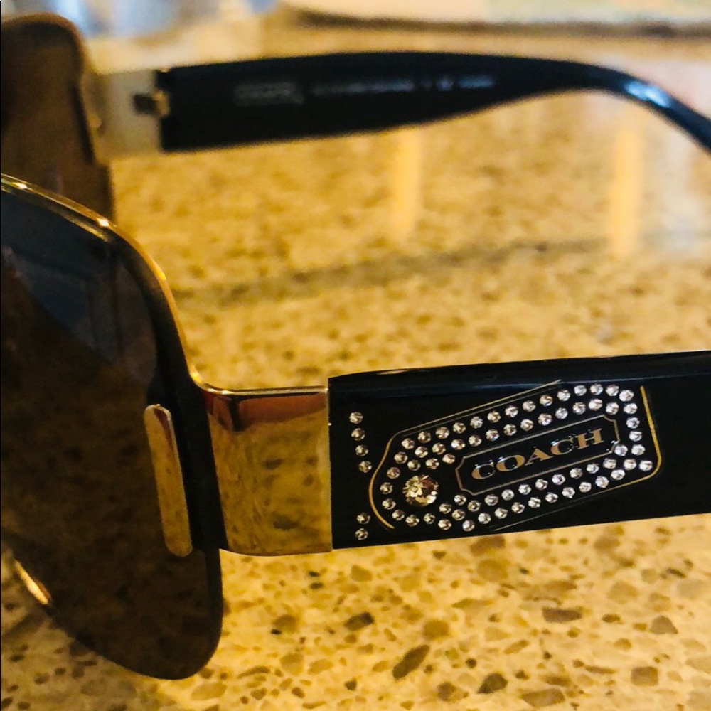 Authentic Oversized Coach Sunglasses + Coach case